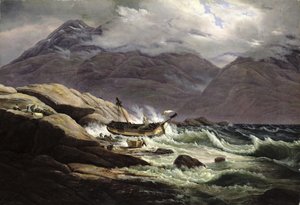 Naufragio sulla costa norvegese
